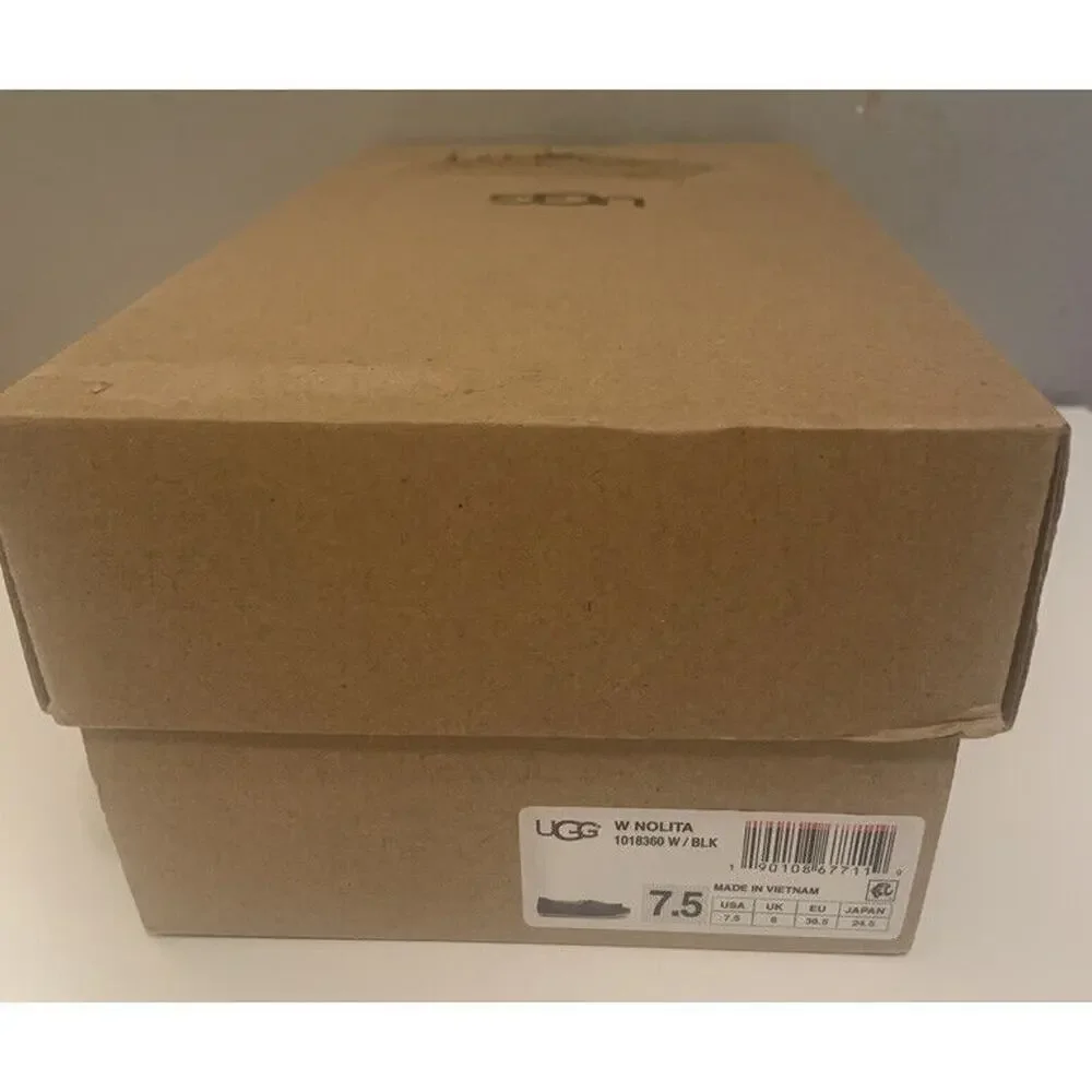 Ugg NEW WITH BOX Nolita Black and Gray Size 7.5 / UK 6 / EU 38.5
